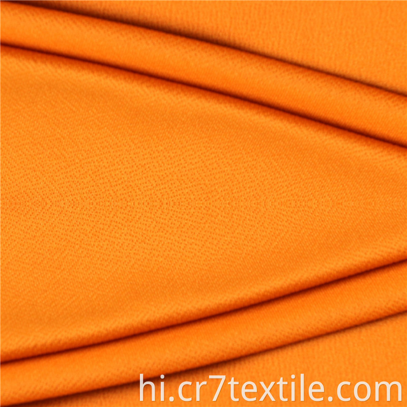 Wool Peach Polyester 4 Way Spandex Knitted Fabric